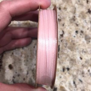 NWT Offray Spool of Light Pink Ribbon